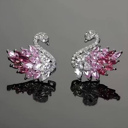 Dilove Kristal Taşlı Çiçek Kadın Küpe – Moda ve Hediyelik Aksesuar